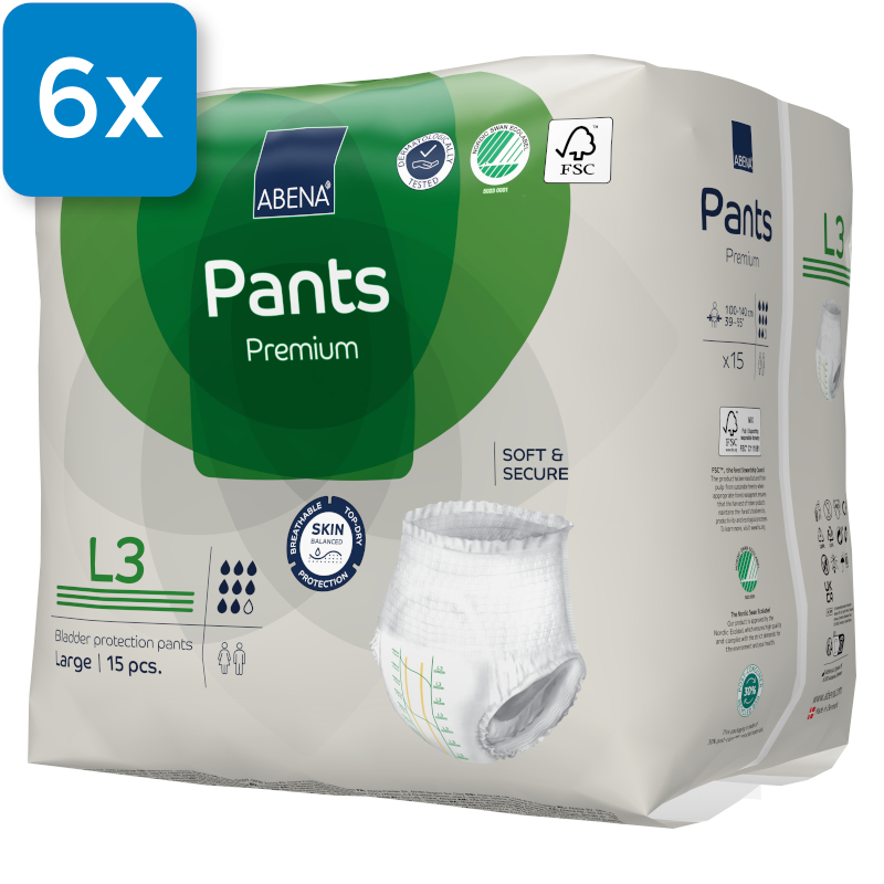 Abena Pants Premium L3 - (6 x 15 Stück)